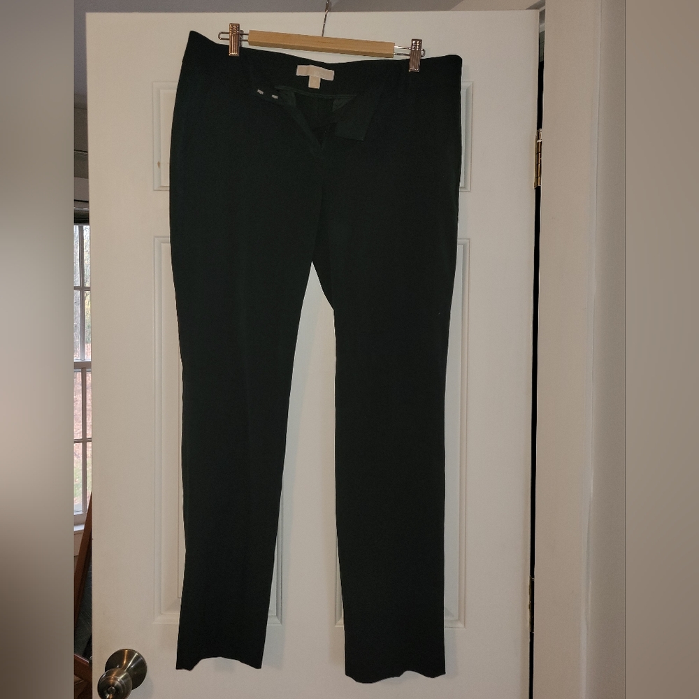 MICHAEL Michael Kors Straight Leg Black Dress Pants